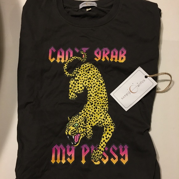 NWT Karmic Witch No Donald organic cotton T-shirt - Picture 2 of 8